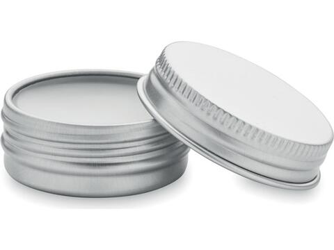 Vegan lip balm in round tin