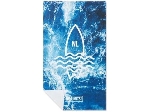 Serviette de plage personnalisées, recyclée et durable en REPREVE® RPET