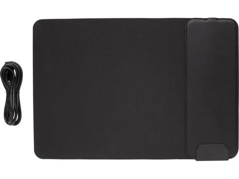 Tapis de souris avec ports USB et chargeur à induction 15W