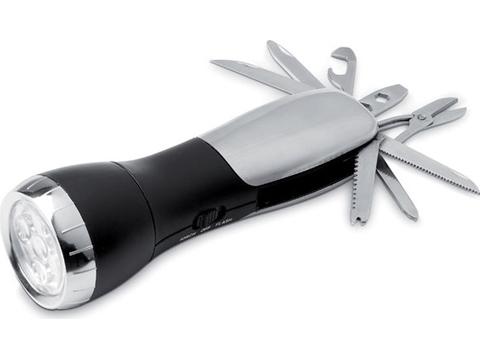 Multitool met zaklamp bedrukken