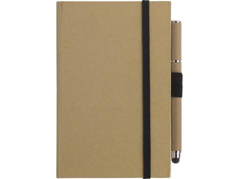 Carnet A6 carton et stylo