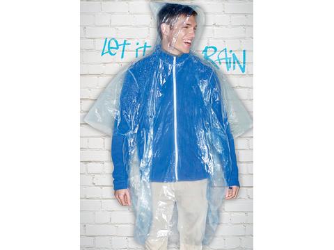 Opvouwbare regenponcho