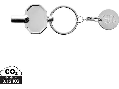 Porte-clés jeton et clé de radiateur en alliage de zinc RCS