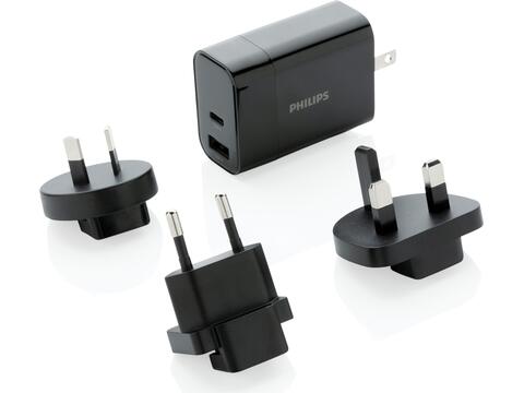 Chargeur USB de Voyage Philips, USB 30W Ultra Rapide