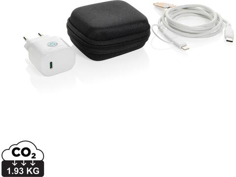 Set de 2 chargeurs 20W en PET recyclé RCS Boost