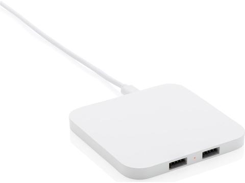 Chargeur à induction 10W avec ports USB