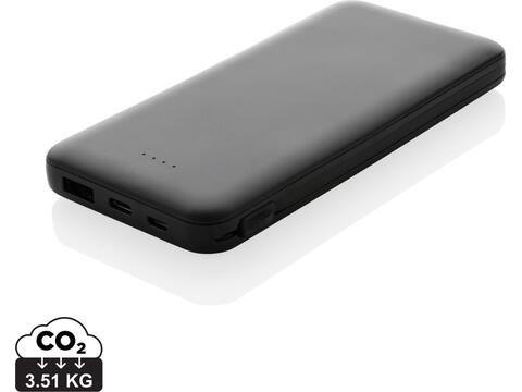 Powerbank 10.000 mAh en plastique RCS Lockhart