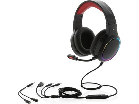 Casque gaming RGB