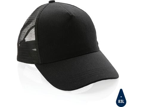 Casquette de routier 5 panneaux coton recyclé Impact AWARE™