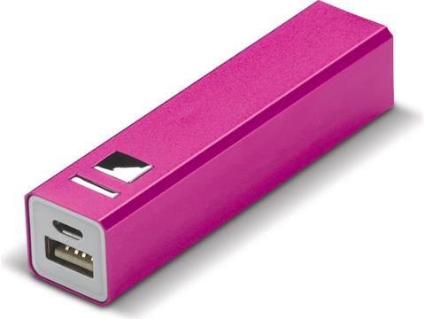 Powerbank aluminium - 2600 mAh