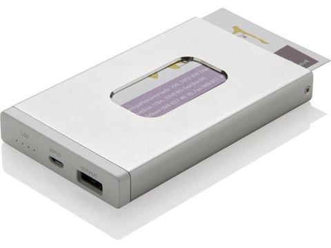 Powerbank avec porte-carte