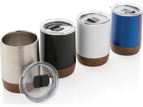 Petite tasse à café en liège et acier recyclé RCS