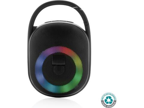 Enceinte clip Lightboom 5W en plastique recyclé RCS