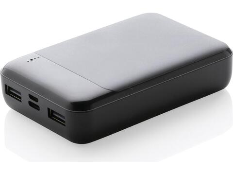 RCS standaard recycled plastic 10.000 mAh powerbank