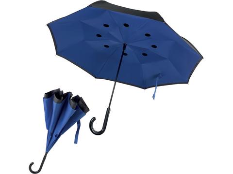 Parapluie fermeture réversible