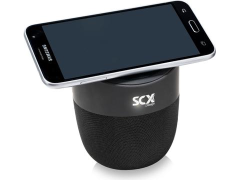 Enceinte et station de charge lumineuse sans fil SCX.design S45