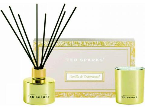 Coffret Bougie & Diffuseur Ted Sparks