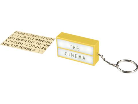 The Cinema lightbox sleutelhanger bedrukken