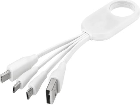 Câble USB multi ports type C