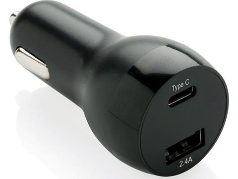 Chargeur de voiture avec type C