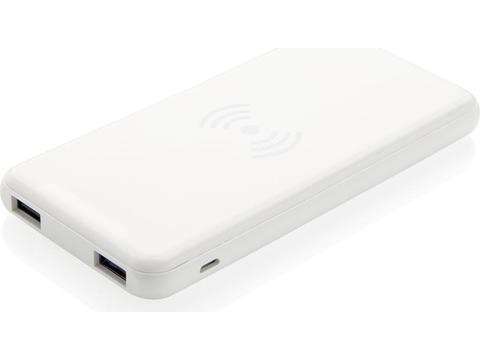 Ultra dunne 4.000 mAh powerbank met 5W draadloze oplader