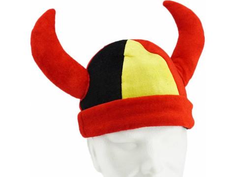 Chapeau Viking couleurs belges