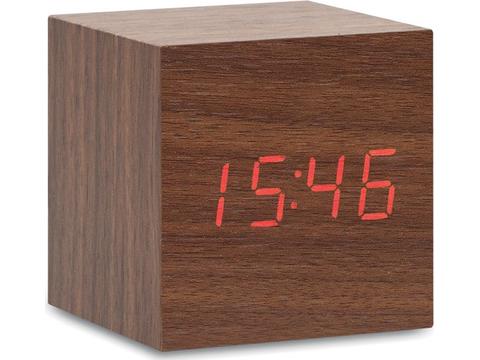 Horloge LED en MDF