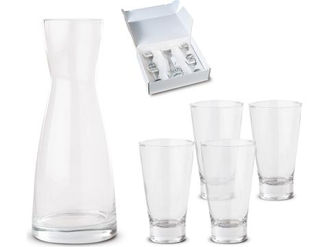 Carafe et 4 verres Aqua Plus 4