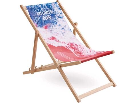 Chaise longue en bois sur mesure avec housse amovible – design entièrement personnalisé