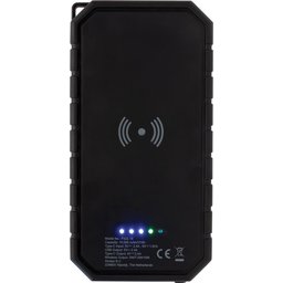 10.000 mAh Solar Powerbank met 10W draadloze oplader-staand