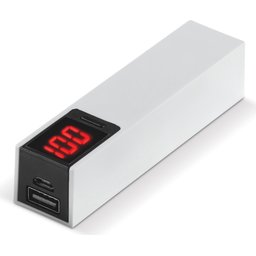 Powerbank met power indicator - 2600 mAh bedrukken