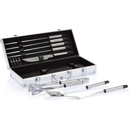 12-delige barbecue set koffer bedrukken