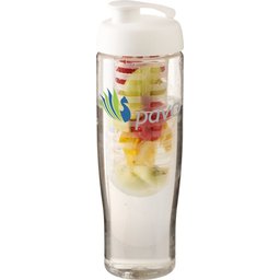 H2O Tempo sportfles en infuser met flipcapdeksel - 700 ml