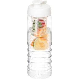 H2O Treble drinkfles met infuser en kanteldeksel - 750 ml