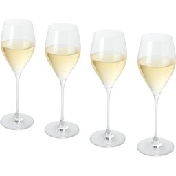 4-delige prosecco glazen set