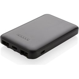 5.000 mAh draadloos opladen zakformaat powerbank-zwart