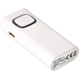 Powerbank met COB Led zaklamp