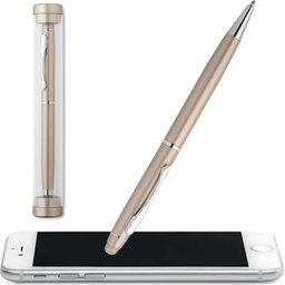 Aluminium stylus balpen in geschenk koker