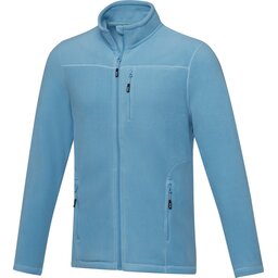 Amber GRS gerecycled heren fleece jas met volledige rits