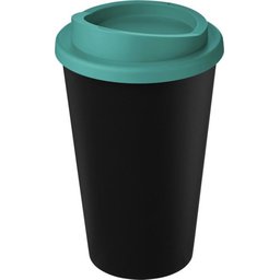 Americano Eco 350 ml gerecyclede drinkbeker-aqua-bedrukt