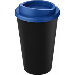 Americano Eco 350 ml gerecyclede drinkbeker-midden blauw- bedrukt