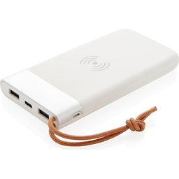 Aria 8.000 mAh powerbank met draadloos laden