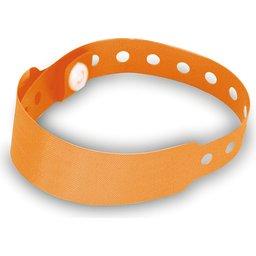 Armband met veiligheidssluiting oranje