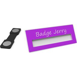 Badge Jerry-Fuchsia-74x30