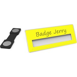 Badge Jerry-Yellow-74x30