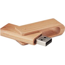 Bamboe USB stick twist - 16GB bedrukken