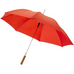 Bedrukte paraplu rood