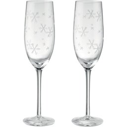 Cheers Xmas champagne glazen