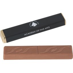 Chocolade stick met karamelvulling bedrukken