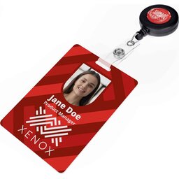 Company Pass Badge 70 x 100 mm rollerclip